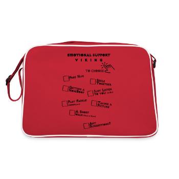 Soutien émotionnel Viking - Sac Retro - rouge/blanc - Dos