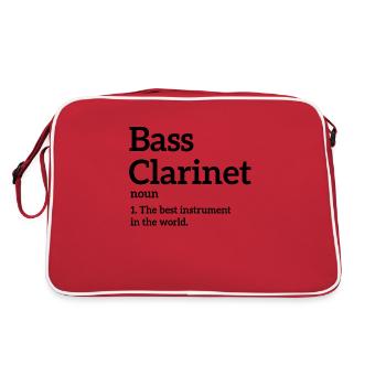 Définition Basse Clarinette - Sac Retro - rouge/blanc - Dos