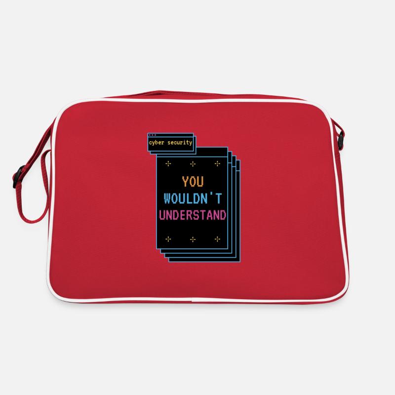 Cybersécurité - Informaticien de sécurité informatique Sac Retro