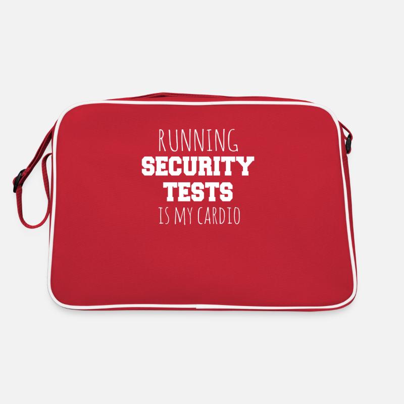 Cybersecurity - IT-Sicherheit Informatiker Retro Tasche