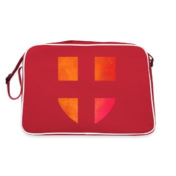 Masque avec l'insigne Haut-Savoyard - Sac Retro - rouge/blanc - Dos