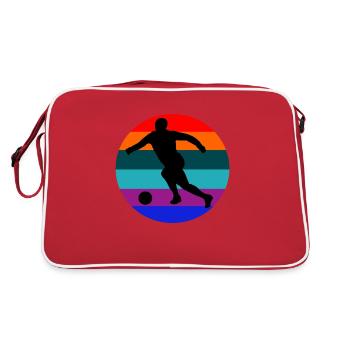 Football footballers Footballers - Retro Bag - red/white - Back