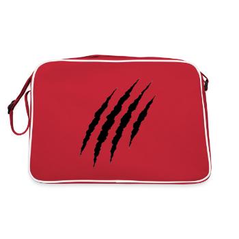 griffe noire - Sac Retro - rouge/blanc - Dos