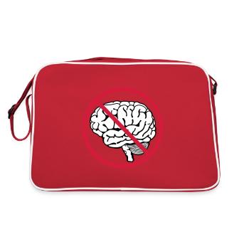 no brain cerveau - Sac Retro - rouge/blanc - Dos