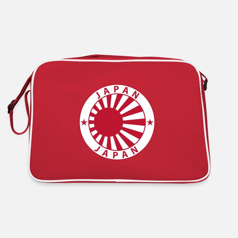 Japan - Retro Tasche - Rot/Weiß