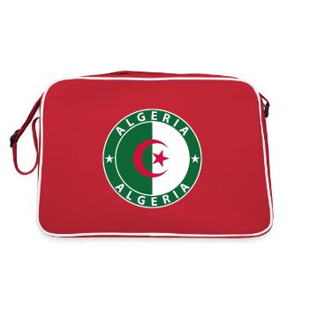 Algerien - Retro Tasche - Rot/Weiß - Hinten