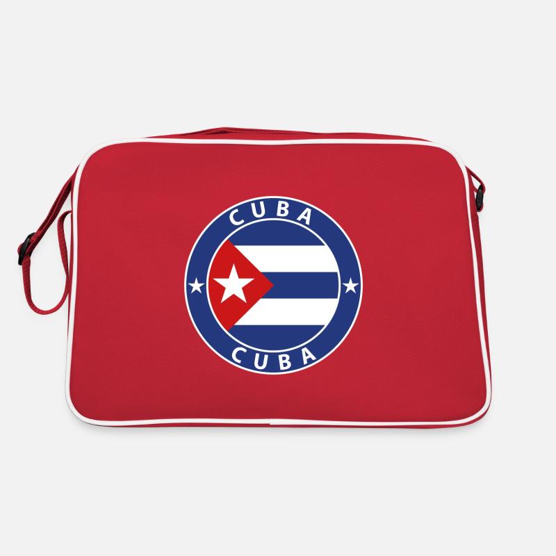 Cuba - Sac Retro - rouge/blanc