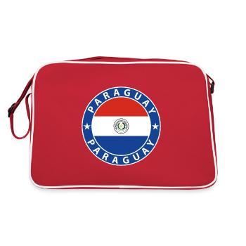 Paraguay - Sac Retro - rouge/blanc - Dos