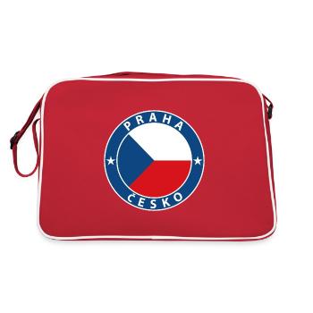 Prague - Retro Bag - red/white - Back
