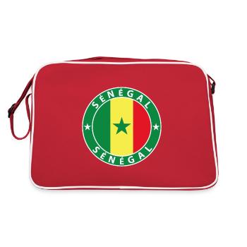 Sénégal - Sac Retro - rouge/blanc - Dos