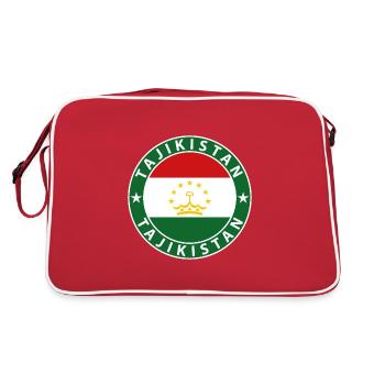 Tajikistan - Retro Bag - red/white - Back