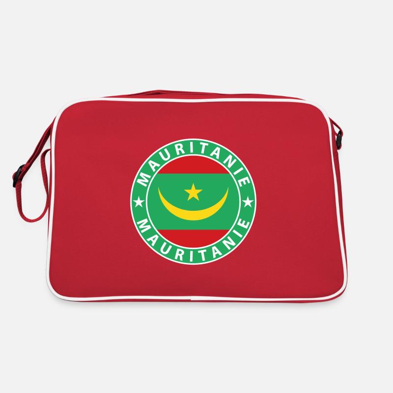Mauritanie - Sac Retro - rouge/blanc