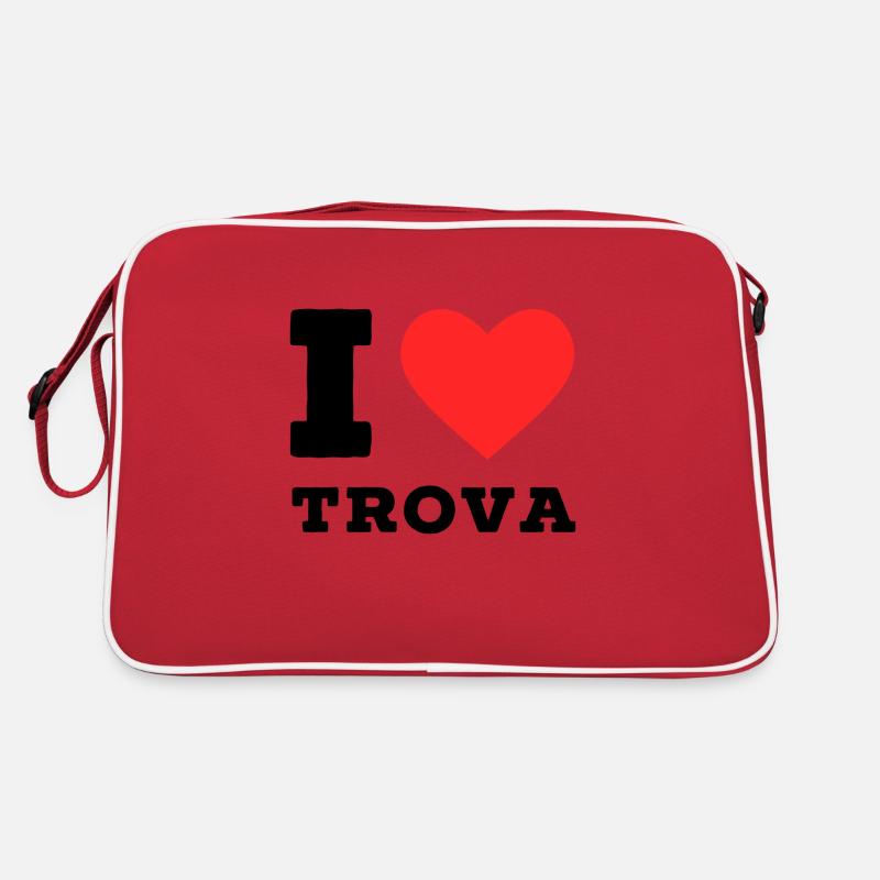 Ich liebe Trova Retro Tasche