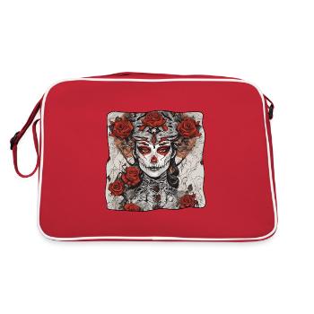 La Catrina - Sac Retro - rouge/blanc - Dos