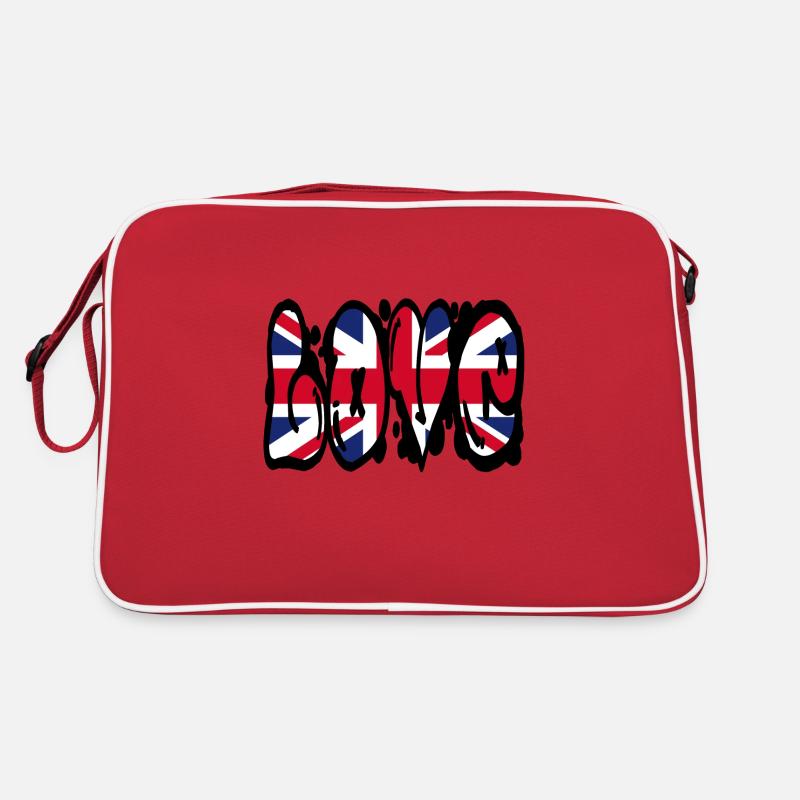 Love Great Britain - ROYAUME-UNI - Graffiti Sac Retro