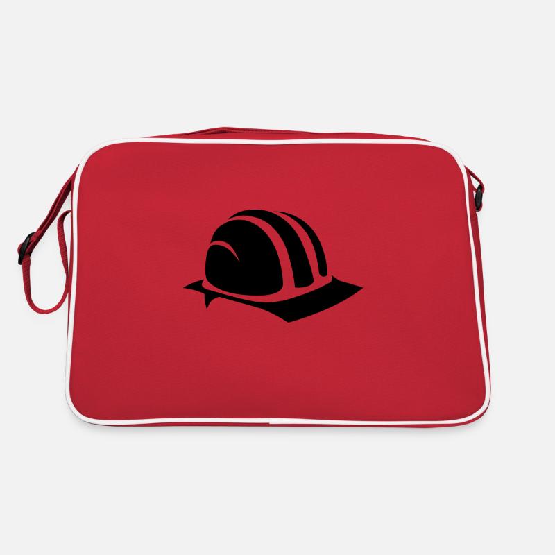 Construction worker helmet design Retro Bag