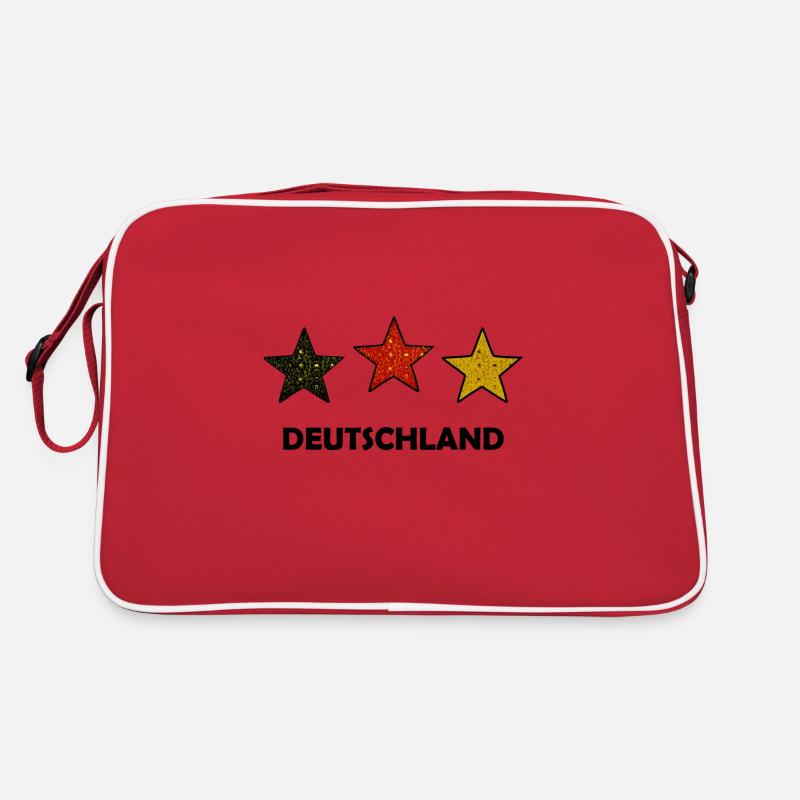 Die deutschen Sterne Retro Tasche