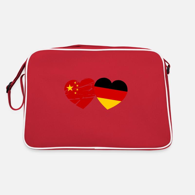 Deutsch chinesische Liebe Retro Tasche
