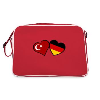 Le partenariat turco-allemand - Sac Retro - rouge/blanc - Dos