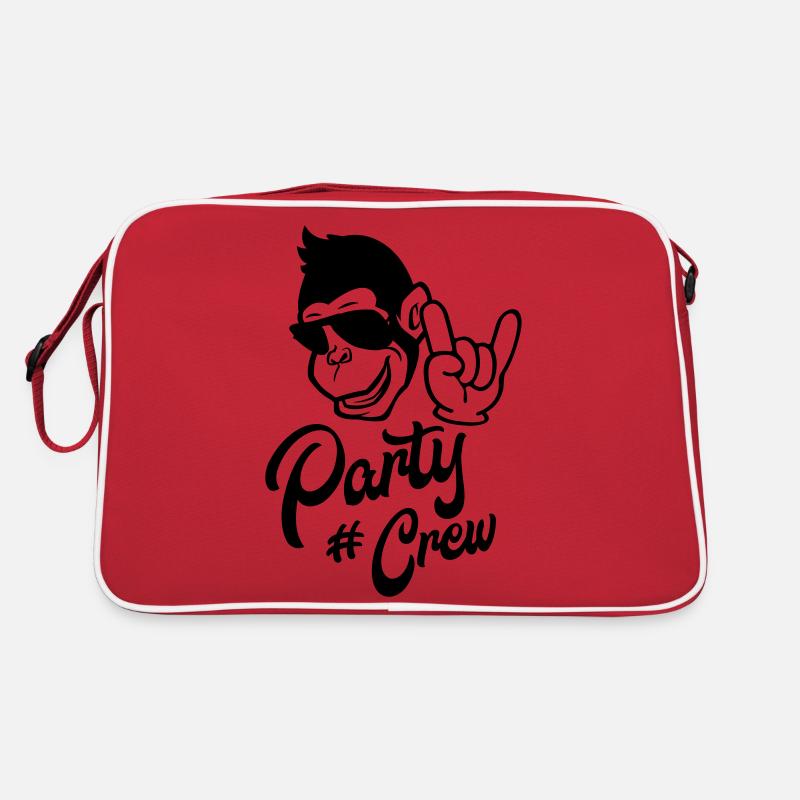 monkey cool party crew Retro Tasche