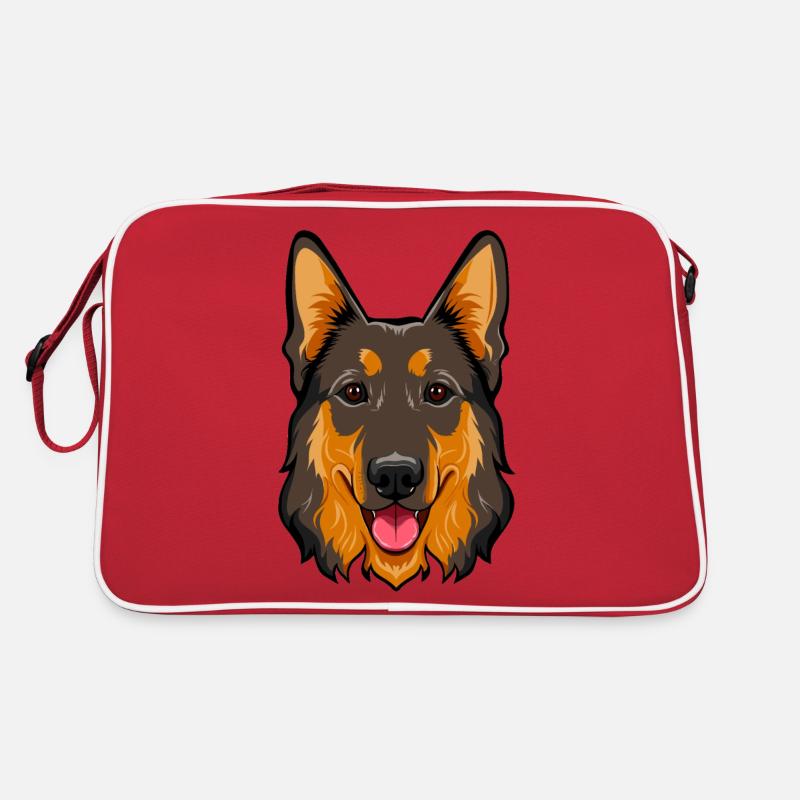 German Shepherd Retro Bag