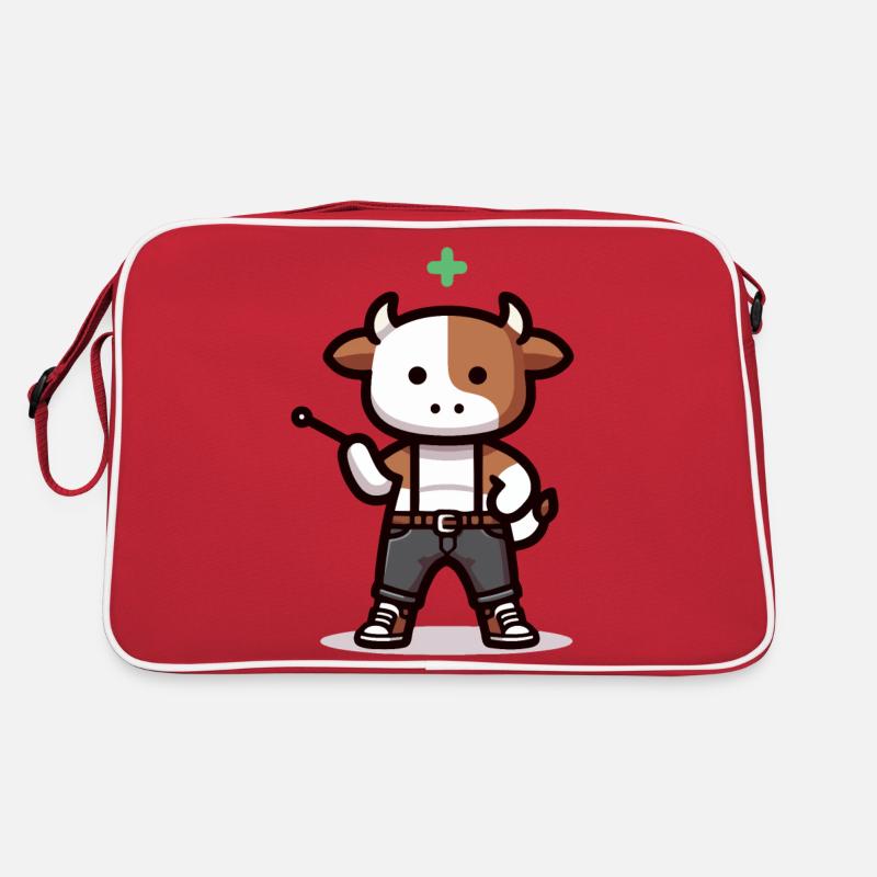 Vache avec indicateur Sac Retro