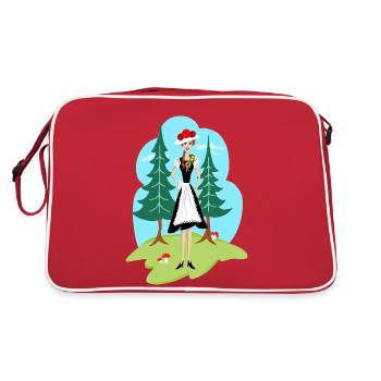 Forêt-Noire Fille Fille - Sac Retro - rouge/blanc - Dos