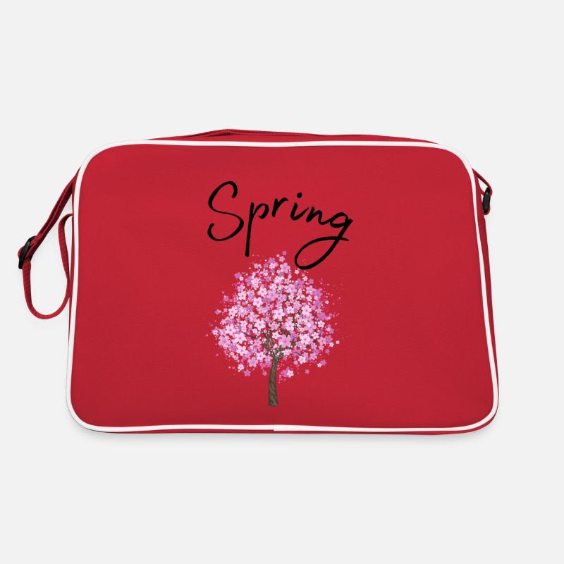 Spring | Spring | Tree | Flowers | Sunshine Retro Bag