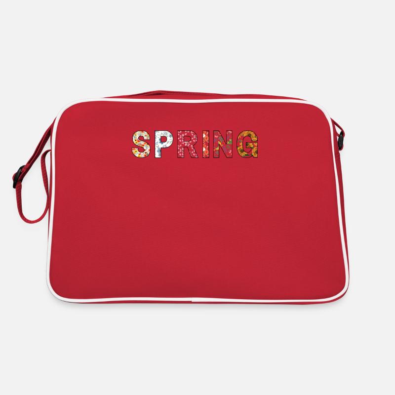 Frühling | Spring | Baum | Blüten | Sonnenschein Retro Tasche