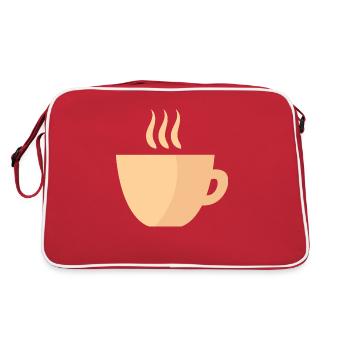 coffee - Sac Retro - rouge/blanc - Dos