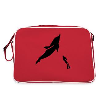 Diving Dive Dive - Retro Bag - red/white - Back