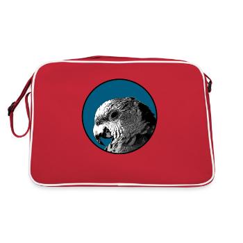 Portrait amazone - Sac Retro - rouge/blanc - Dos