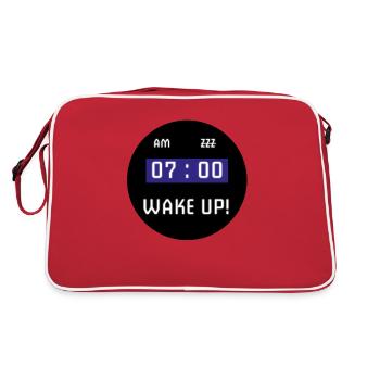 Alarm clock - Retro Bag - red/white - Back