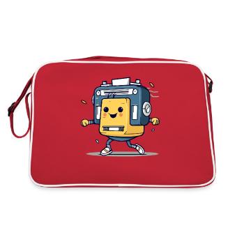 Danso the Walkman - Retro Bag - red/white - Back
