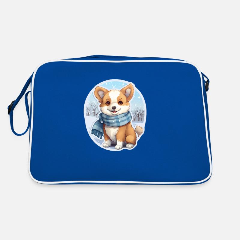 Welsh Corgi avec écharpe Sac Retro