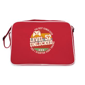 Original 1972 52e Anniversaire Cadeau Retro - Sac Retro - rouge/blanc - Dos