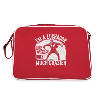 Lutte Lucha Libre - Légende Masquée - Sac Retro - rouge/blanc - Dos
