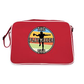 Retro Football - Retro Bag - red/white - Back