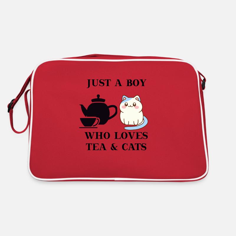 tea gift idea cat sweet cute funny funny Retro Bag