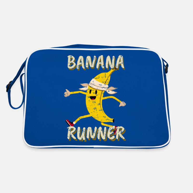 Banane Joggen Marathon Banana Runner Retro Tasche