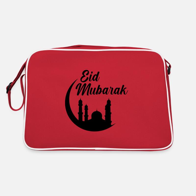 Eid Mubarak Islam Moslem Ramadan Mubarak Geschenk Retro Tasche