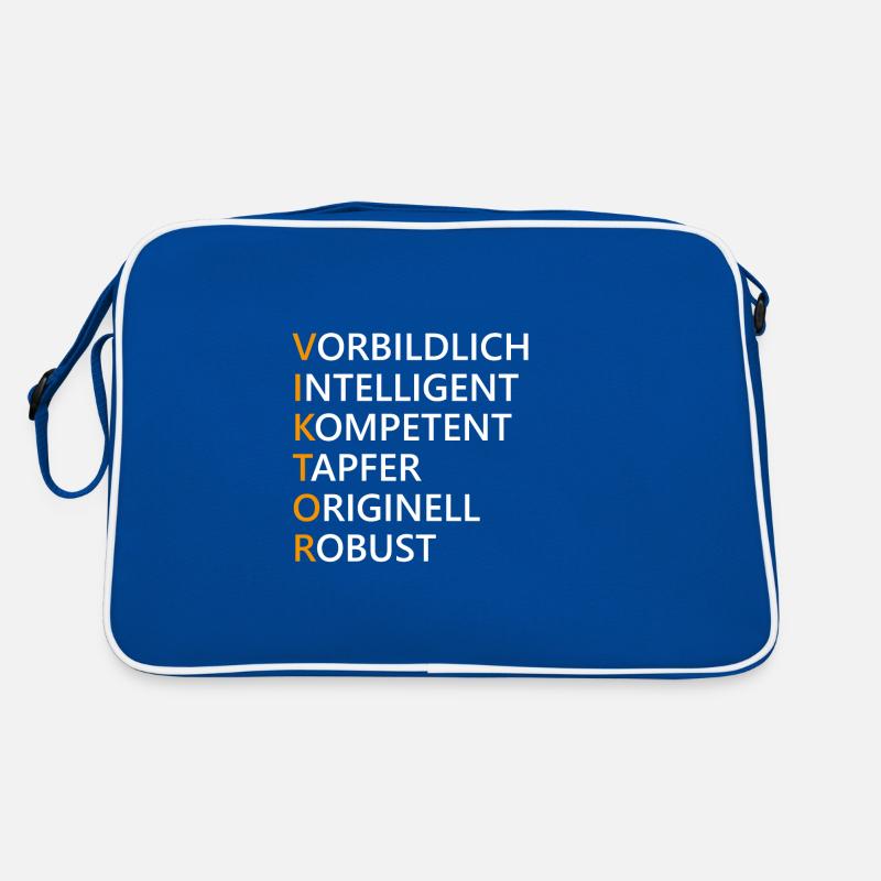 Viktor Name Geschenk Retro Tasche