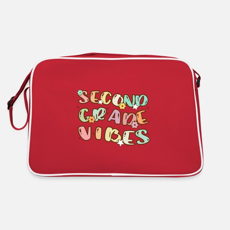 Second Grade Vibes - Back to School Retro Bag