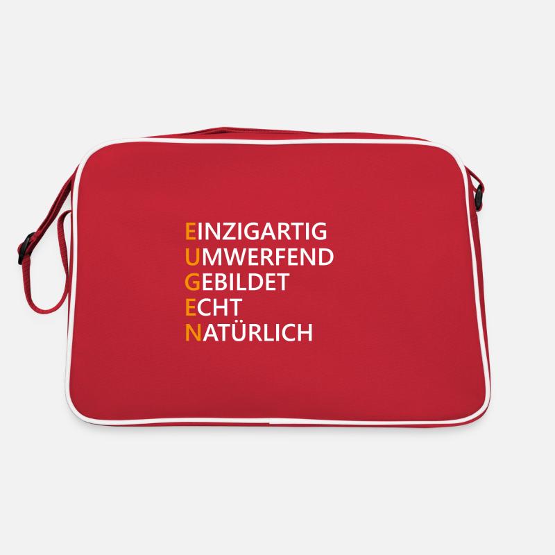 Eugen Name Geschenk Retro Tasche