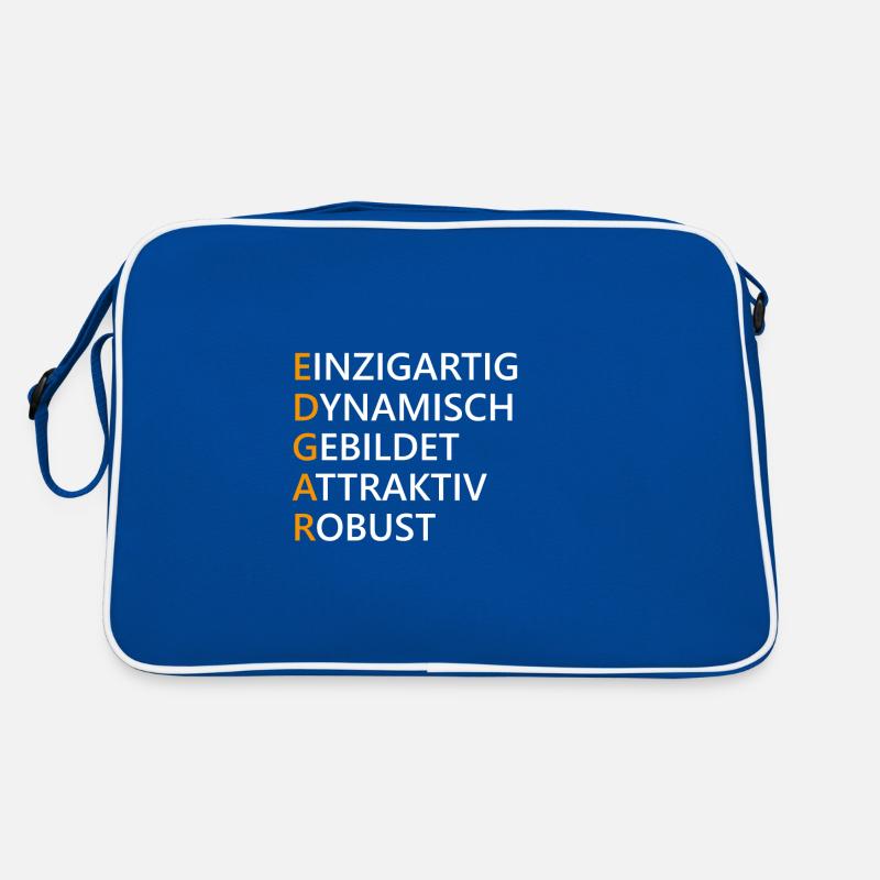 Edgar Name Geschenk Retro Tasche