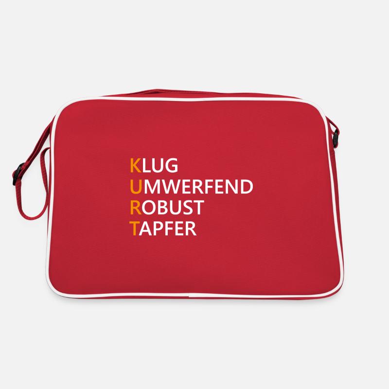 Kurt Name Geschenk Retro Tasche