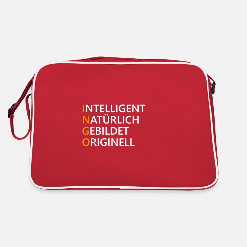 Ingo Name Geschenk Retro Tasche