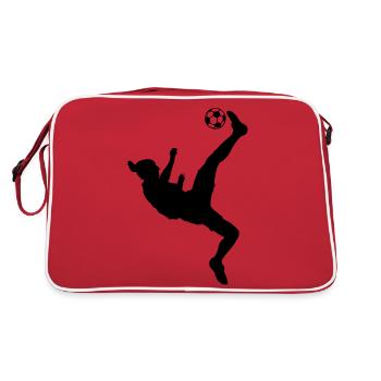 Ibra foot retournée acrobatique - Sac Retro - rouge/blanc - Dos