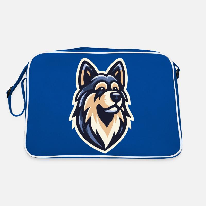 Night Wolf Hunter Retro Bag