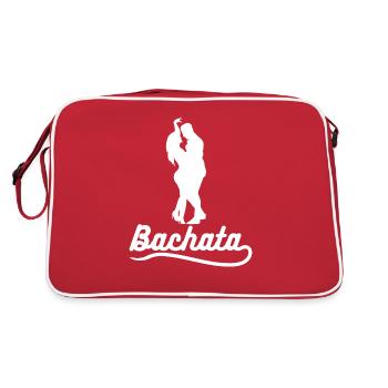 Bachata couple blanc - Sac Retro - rouge/blanc - Dos
